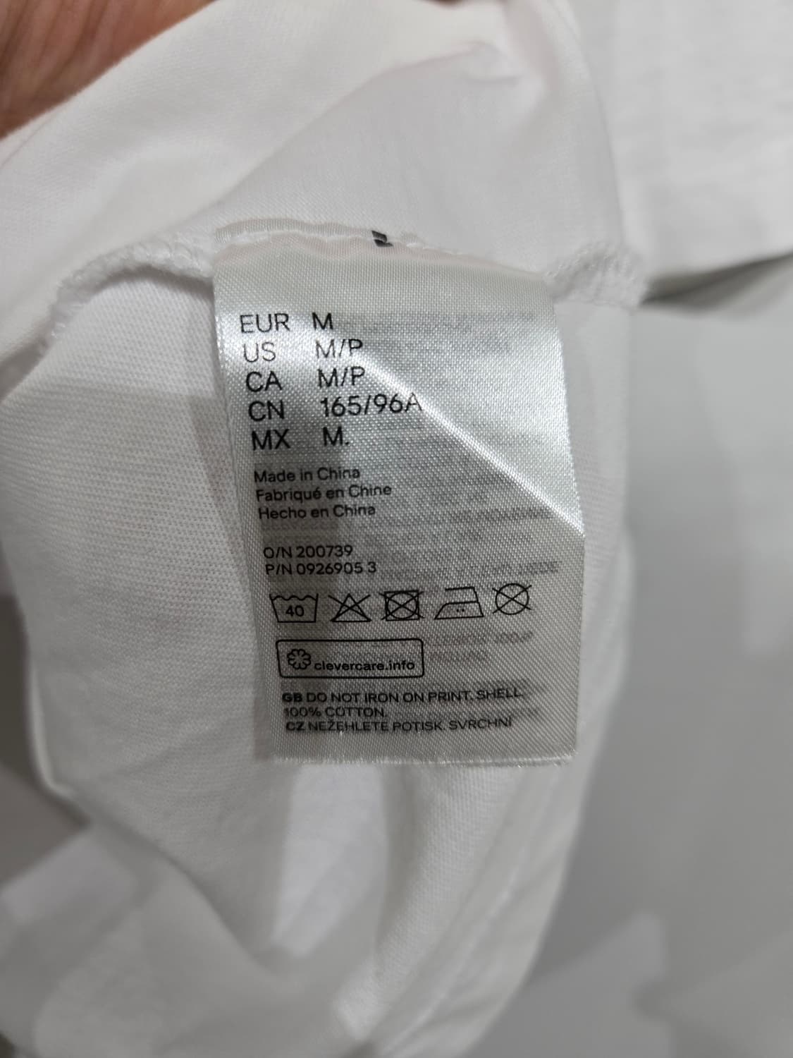 시몬 로샤 플라워 프린팅 티셔츠 화이트 h&m 상품이미지6