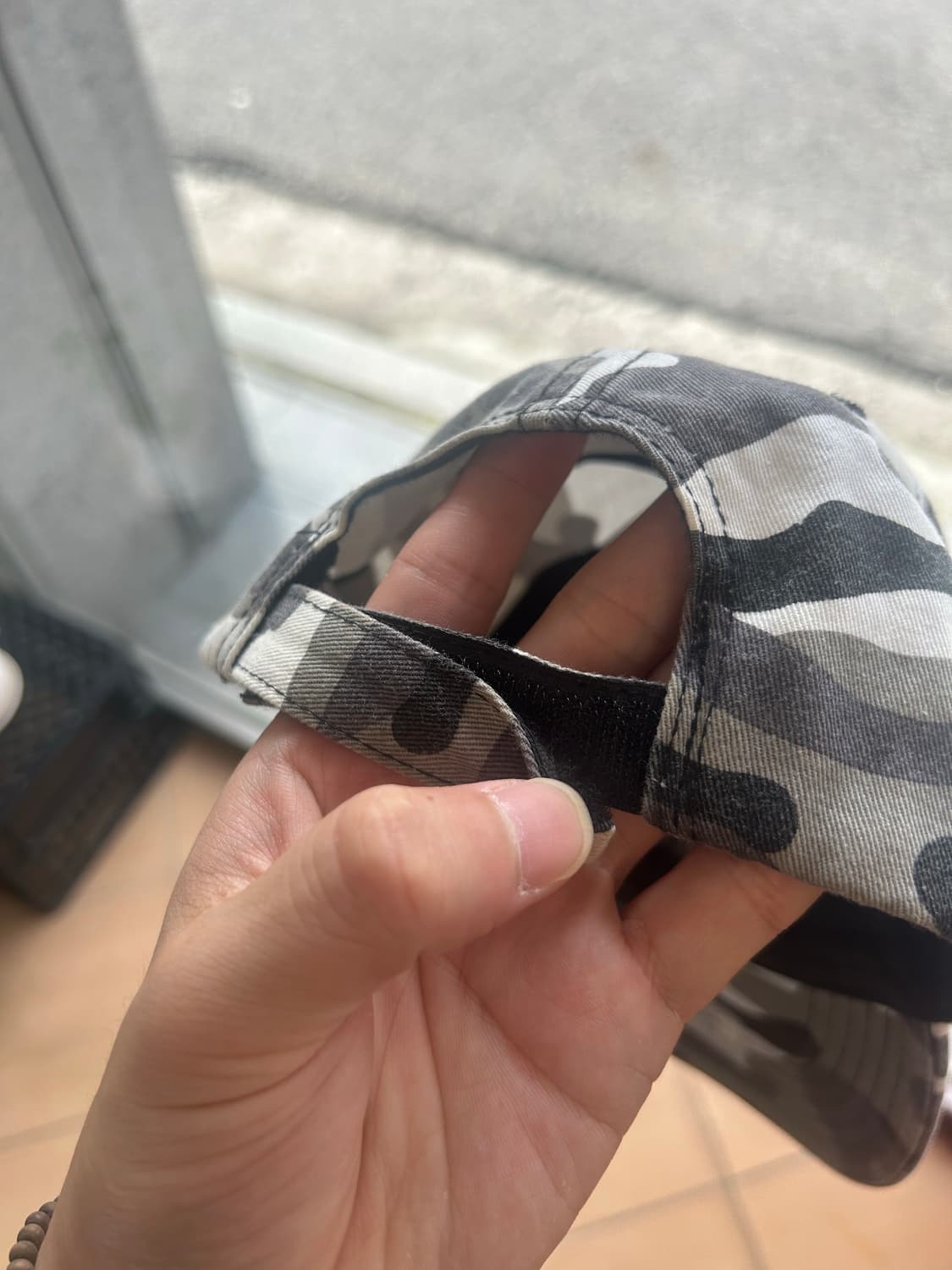 90‘s White camo cap 상품이미지3