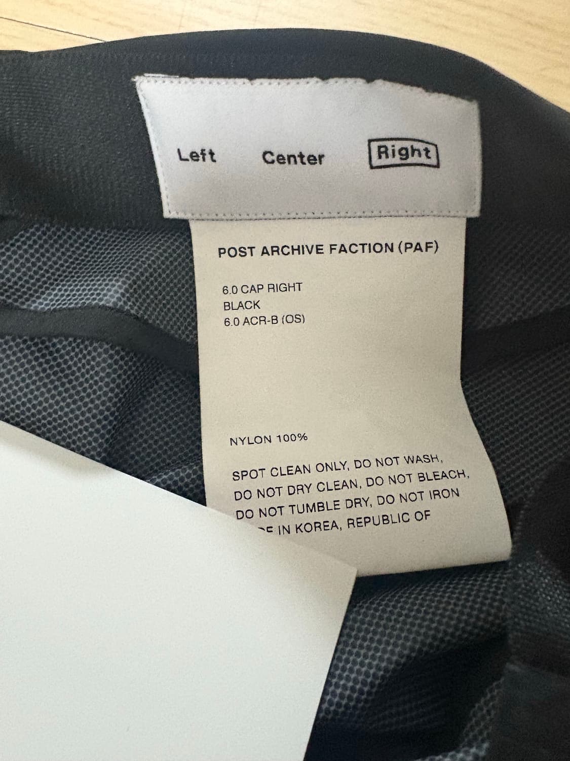 PAF 포스트아카이브팩션 캡 6.0 상품이미지3