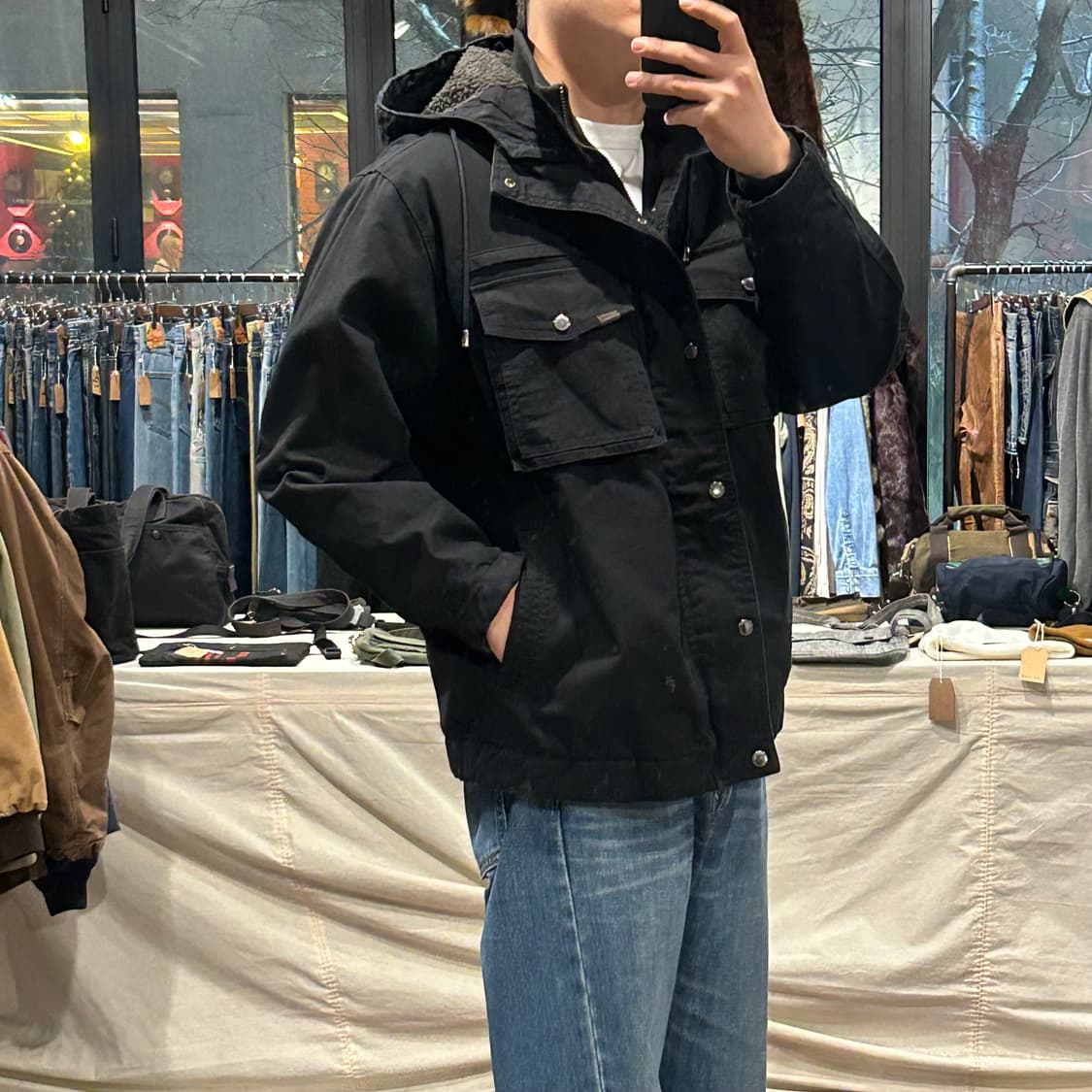 S) 스미스 워크웨어 USA 덕 캔버스 액티브 워크 자켓 상품이미지10