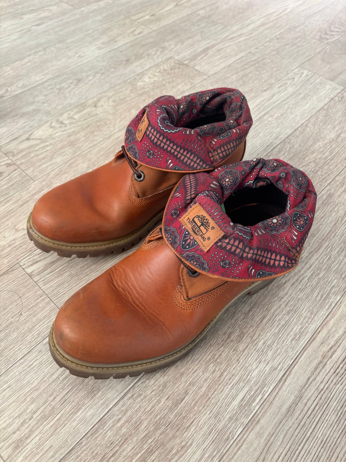 팀버랜드 롤탑 부츠 uk8 265~270 상품이미지2