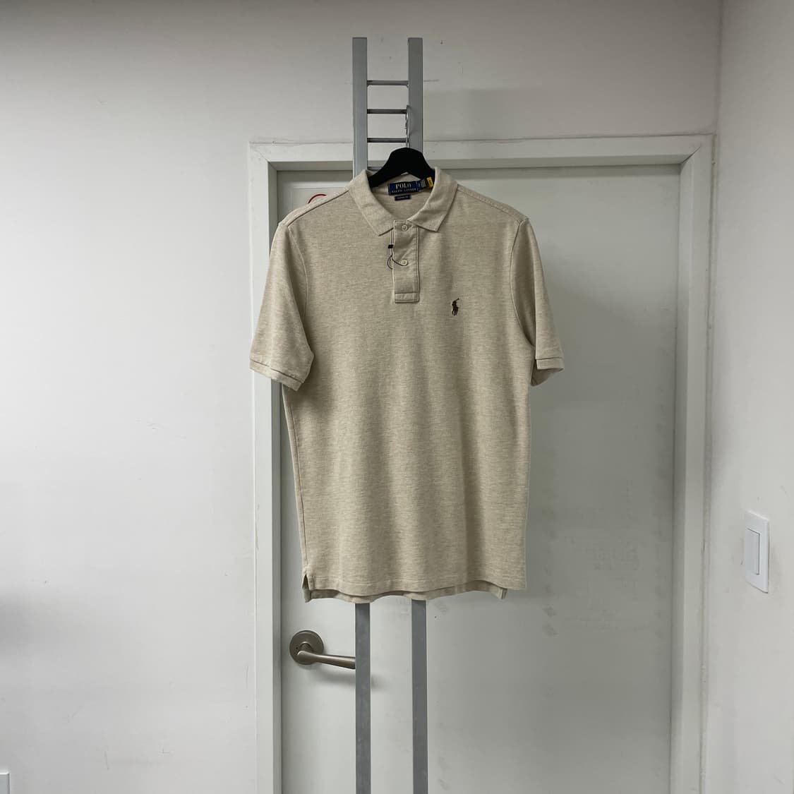 폴로 랄프로렌 QR PK 반팔 카라티 베이지 S 상품이미지1