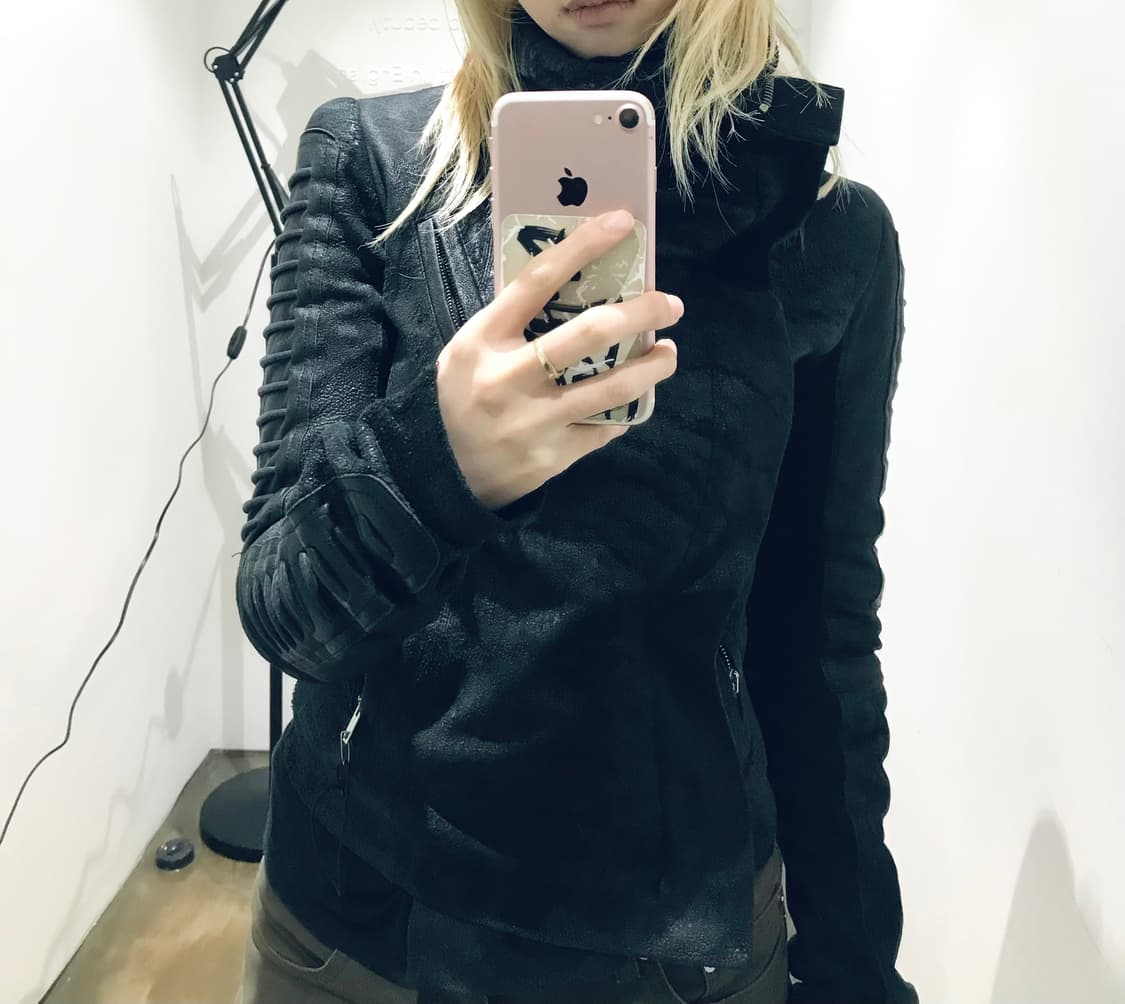 릭오웬스 가죽자켓 상품이미지1