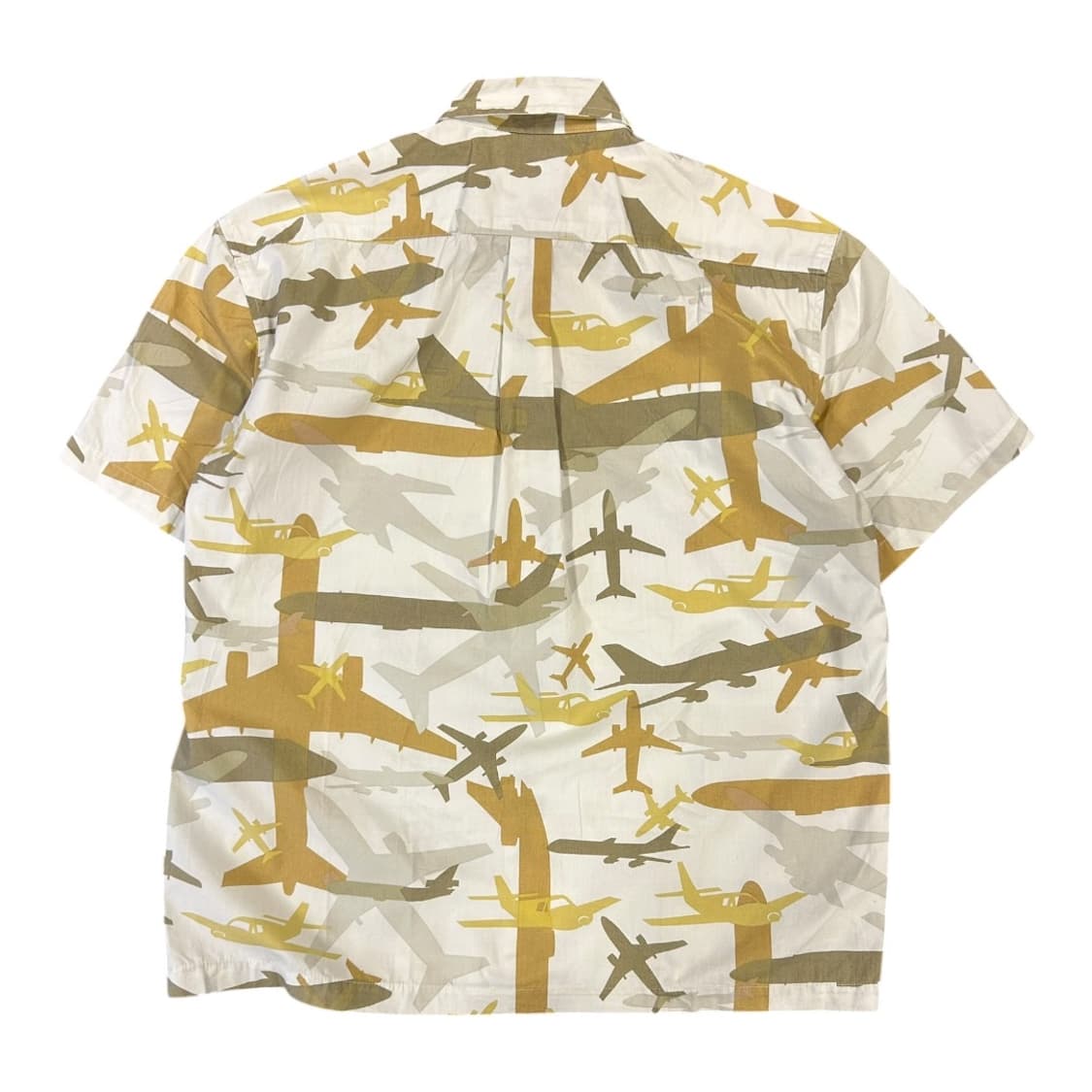 S) 스투시 00s USA 항공기 올오버 패턴 셔츠 TS-048 상품이미지5