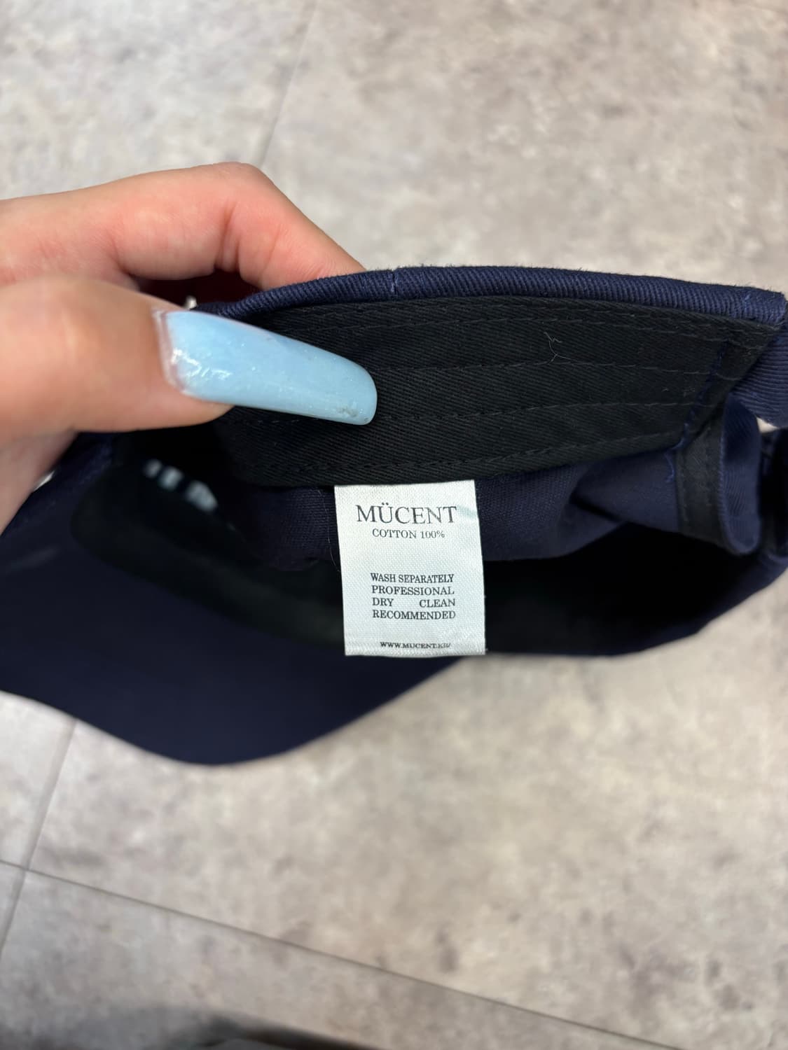 mucent 네이비 볼캡 #csz231 상품이미지6