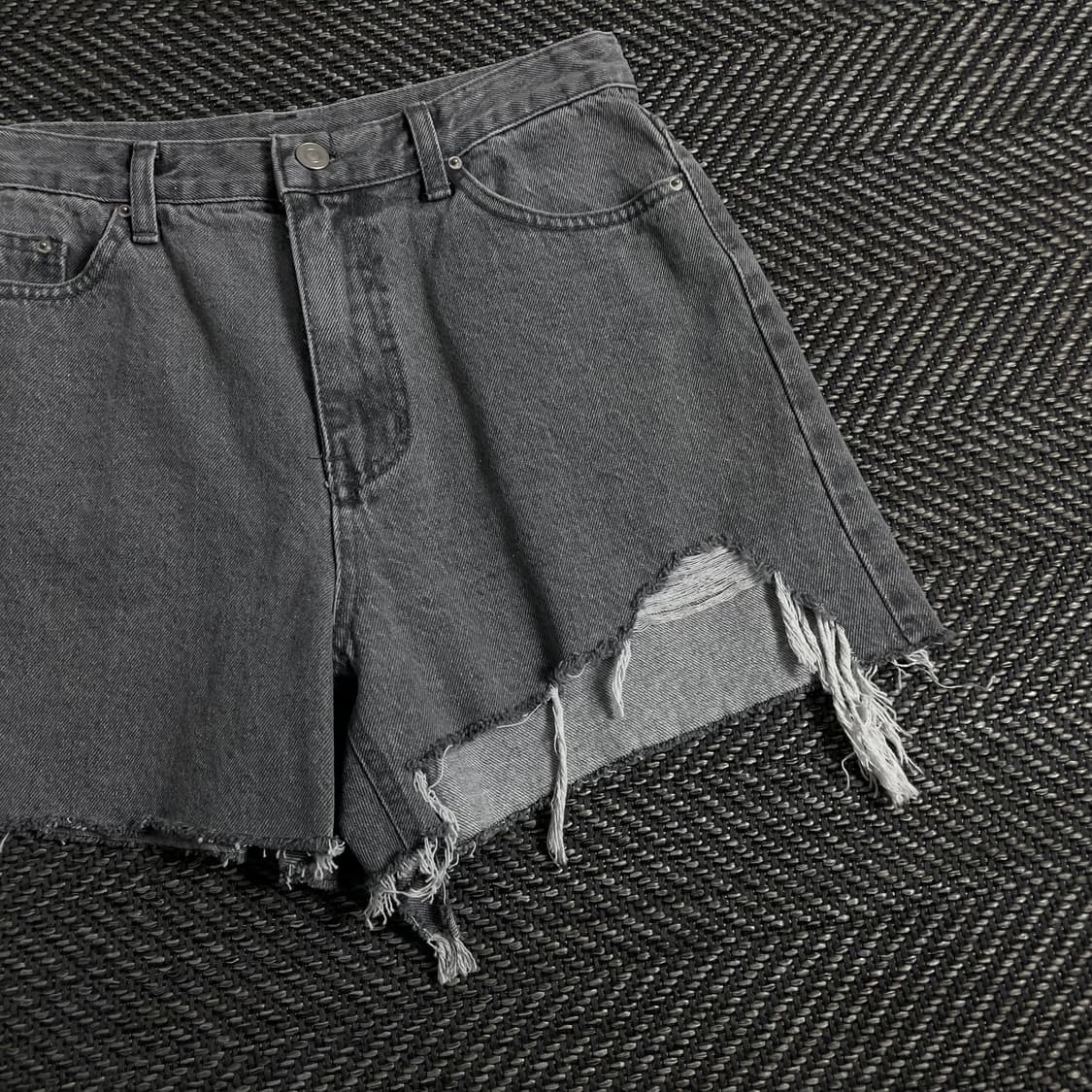 빈티지 우먼스 커팅 데님 숏 팬츠o 3325 상품이미지2