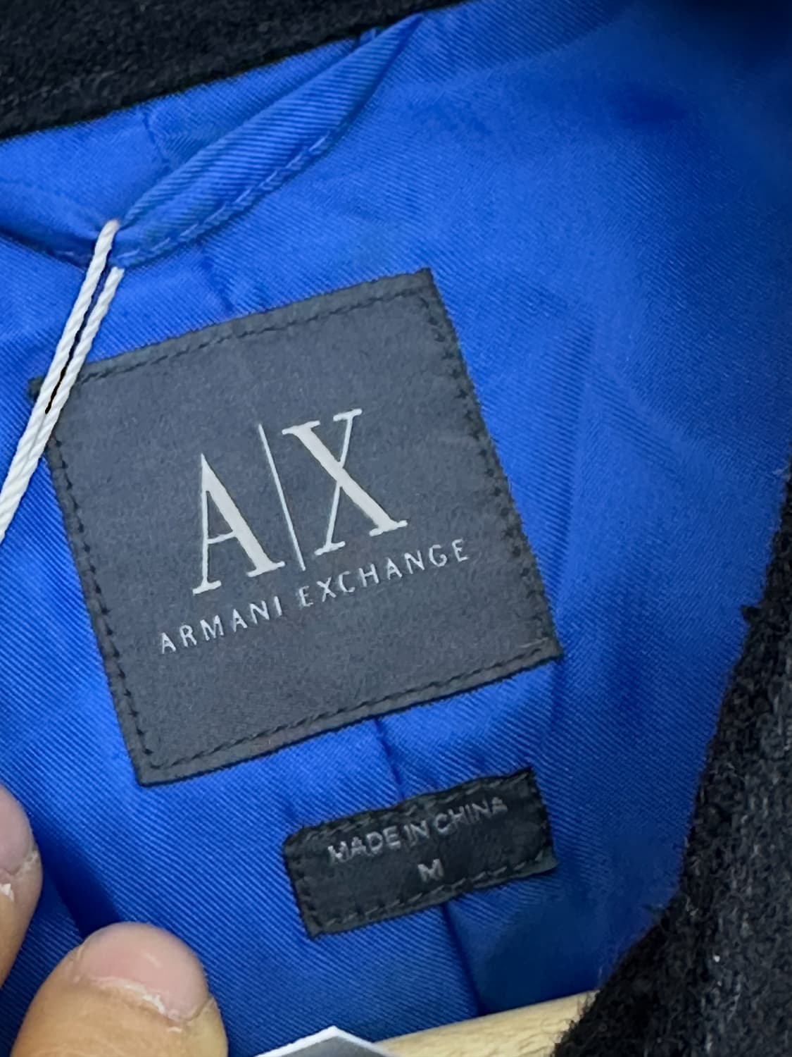 아르마니 익스체인지 투웨이 패널 울 자켓 상품이미지6