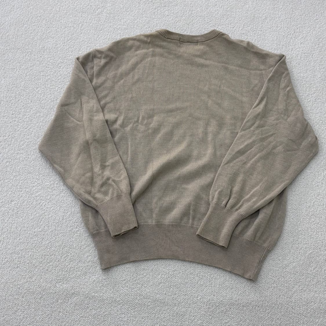 L 블랙앤화이트 빈티지 스웨터 0303E 상품이미지2