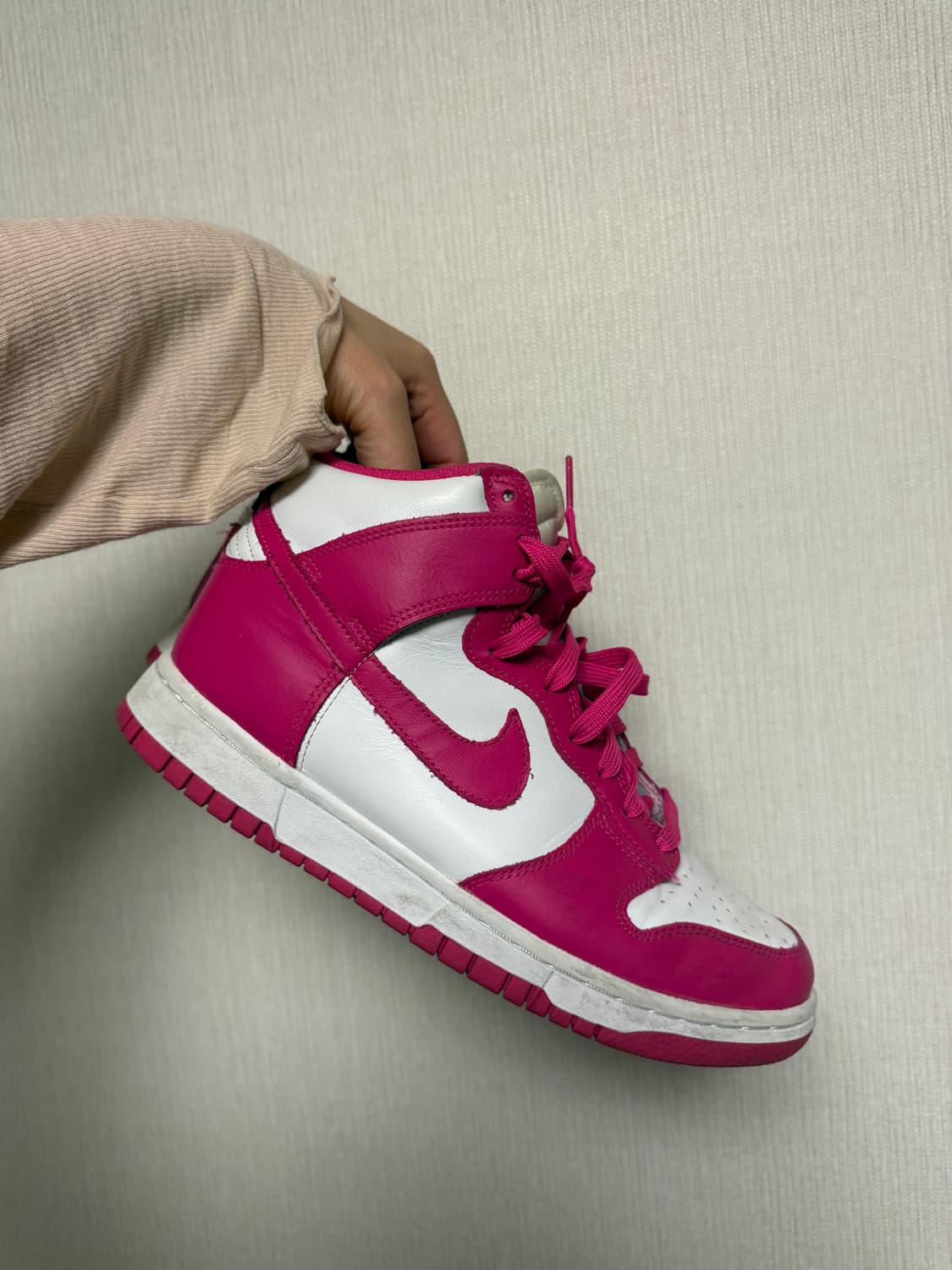 나이키 덩크 하이 핑크 프라임 상품이미지5