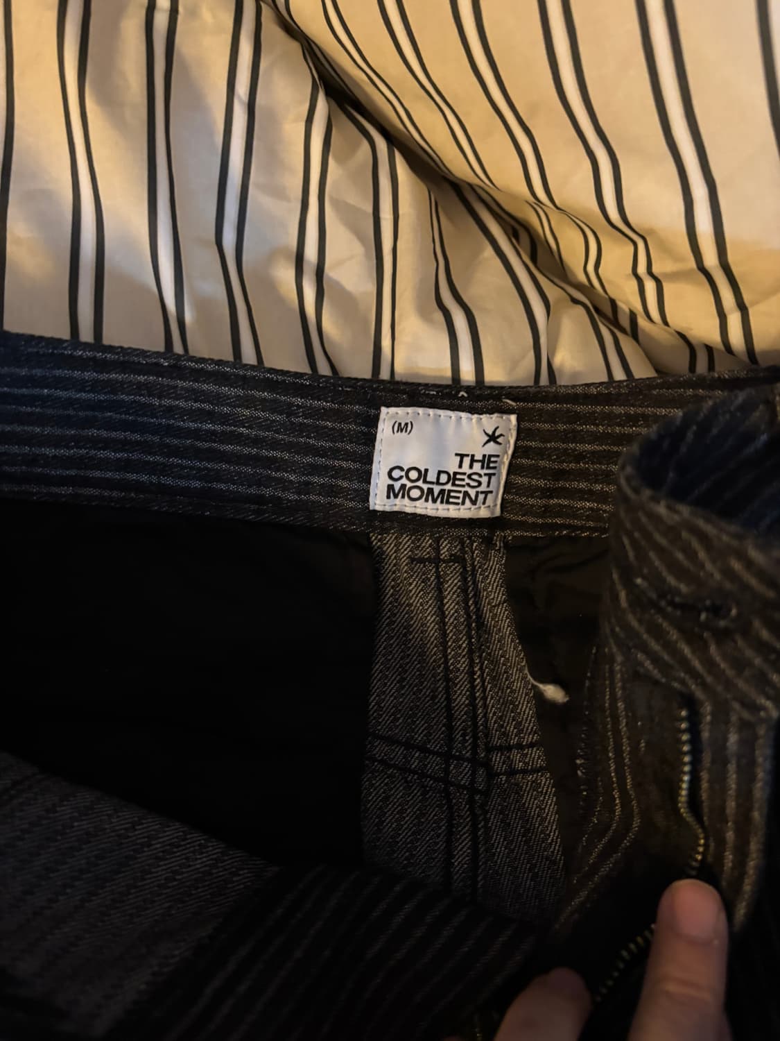 The Coldest Moment 스트라이프 바지 M 상품이미지2
