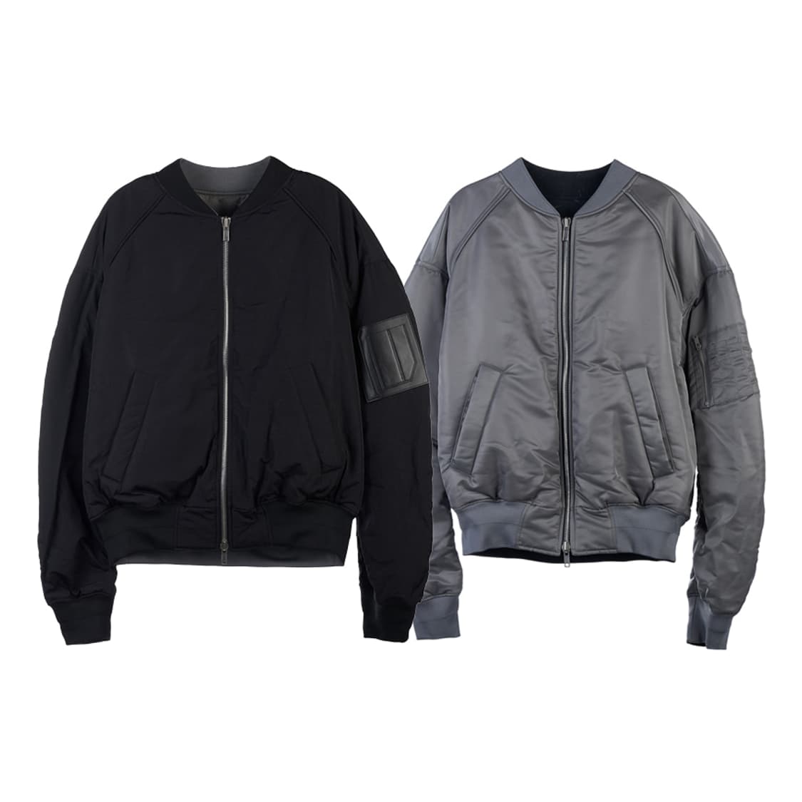 준지 / 22SS 블랙,그레이 리버서블 마원 / 46(105) 상품이미지10