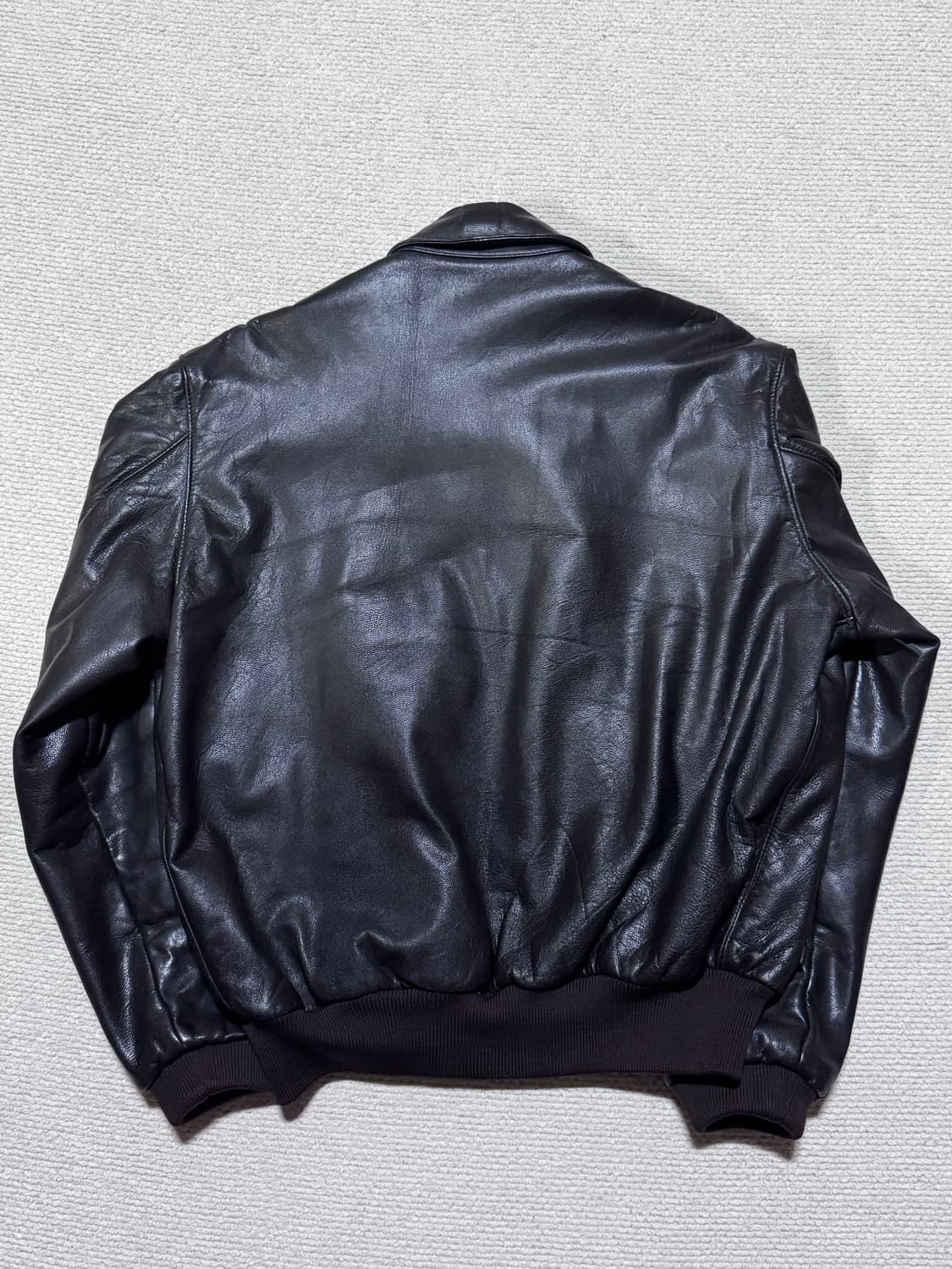 90s USA 엘엘빈 A-2 레더 자켓 42사이즈 상품이미지8