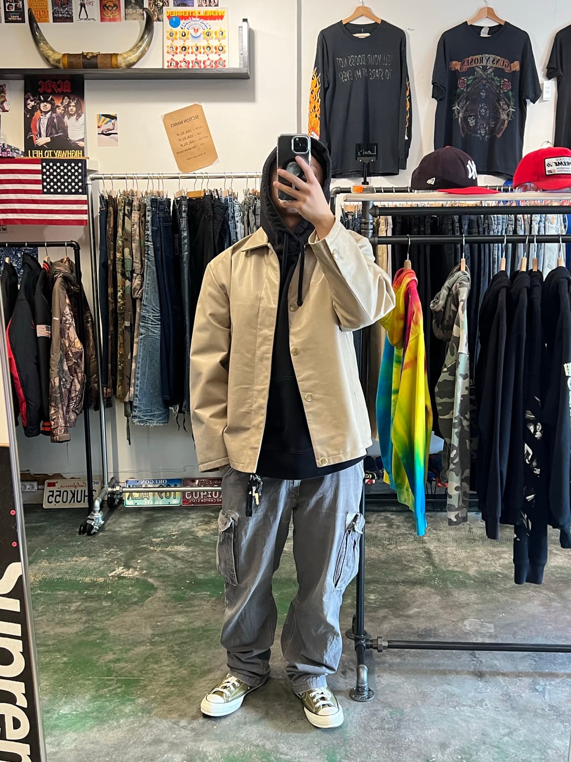 00s 천연 소가죽 아이보리 자켓 상품이미지8