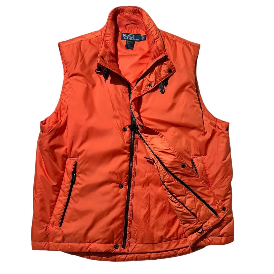 폴로 랄프로렌 레더 스트랩 패딩 베스트 조끼 상품이미지1