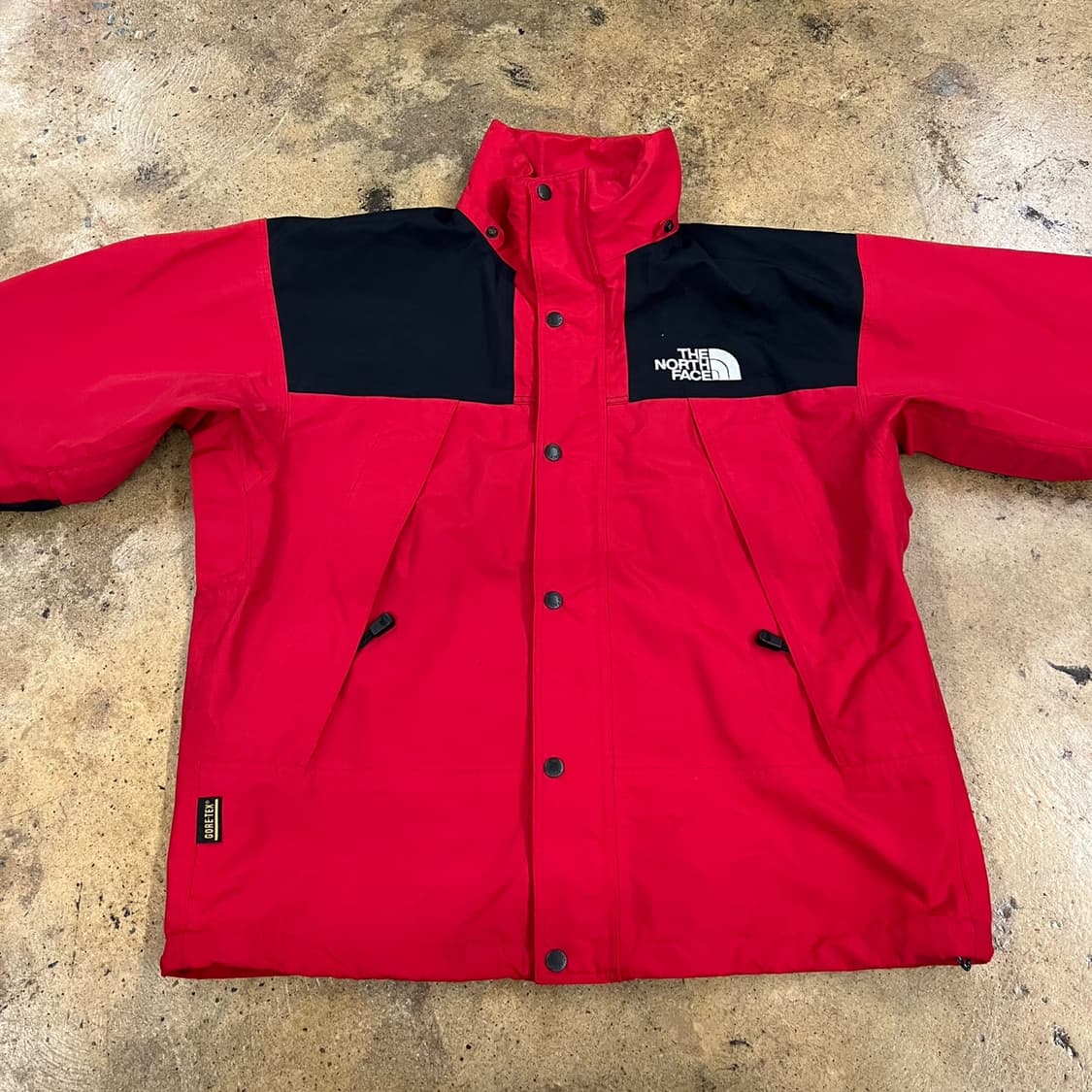 [정품/XL] 노스페이스 고어텍스 자켓 레드 블랙 b17 상품이미지3