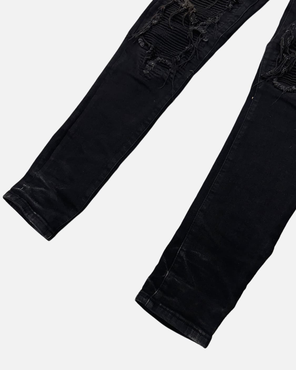 AMIRI black distressed biker jean 상품이미지5