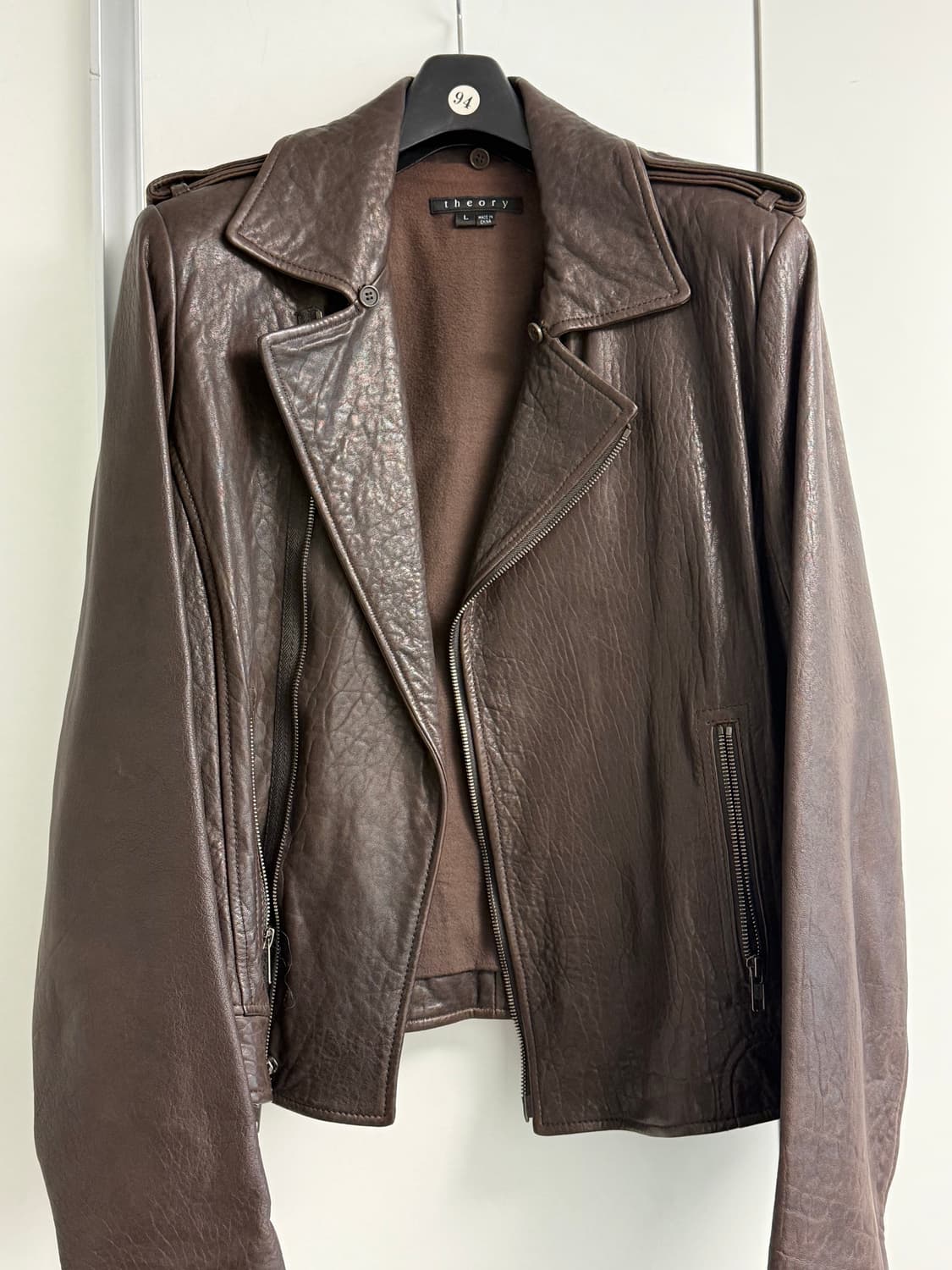 띠어리 양가죽 자켓 L/G 컨디션 상 상품이미지1