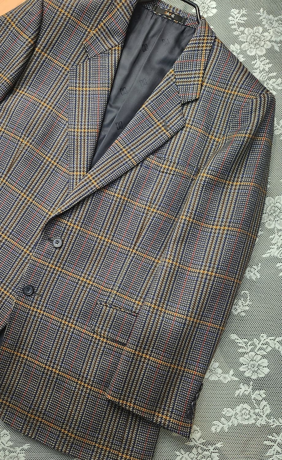 DAKS 닥스 제펜 유니섹스 체크 블레이저 상품이미지5