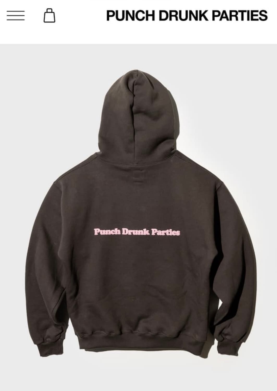 펀치드렁크파티즈 기모후드티 상품이미지2
