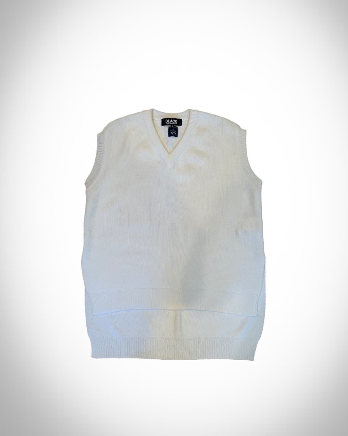 꼼데가르송 블랙 니트 베스트 상품이미지1