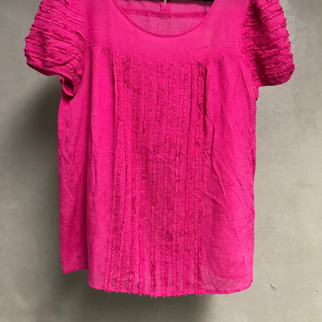 마크제이콥스 실크 반팔 블라우스 핑크 4(W) 상품이미지3