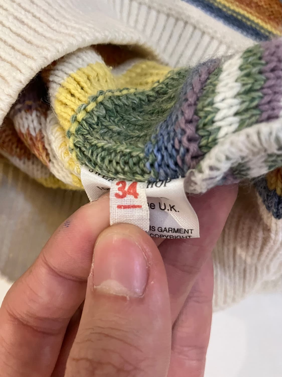 90s Sweater Shop 멀티케이블 쿠지 니트 상품이미지8