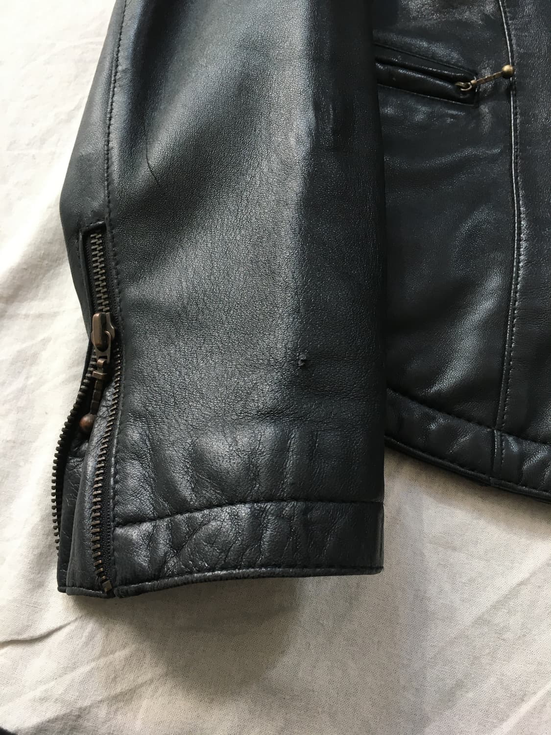 게스 라이더 레더자켓 상품이미지5