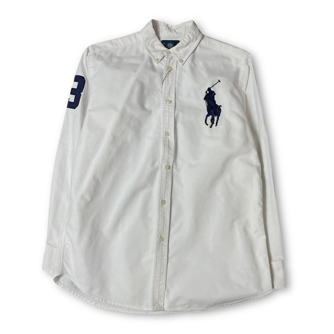 폴로랄프로렌 빅포니 화이트 긴팔 셔츠 L(14-16) 상품이미지1