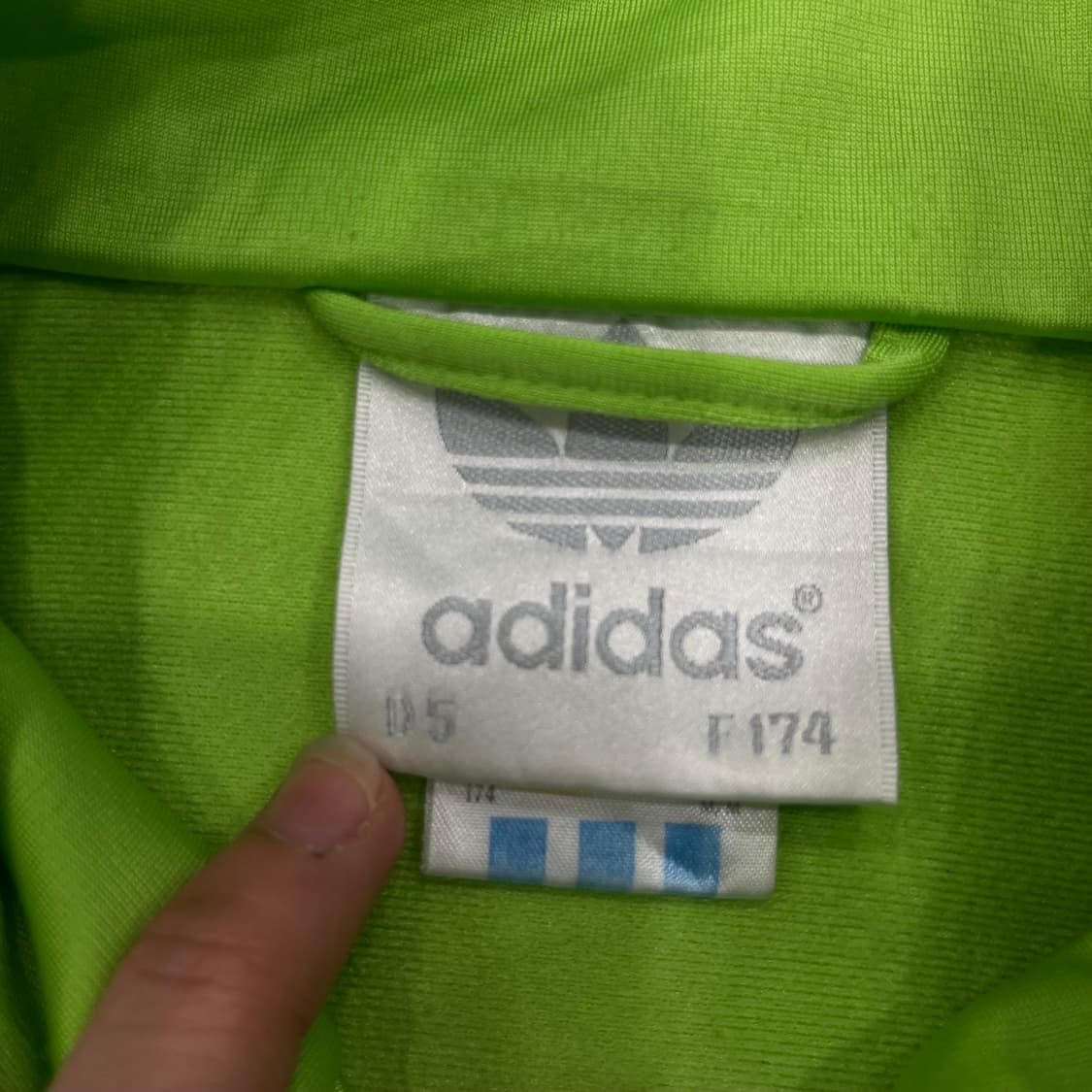 아디다스 80s 네온 파이어버드 형광 져지 희귀트랙탑 상품이미지5