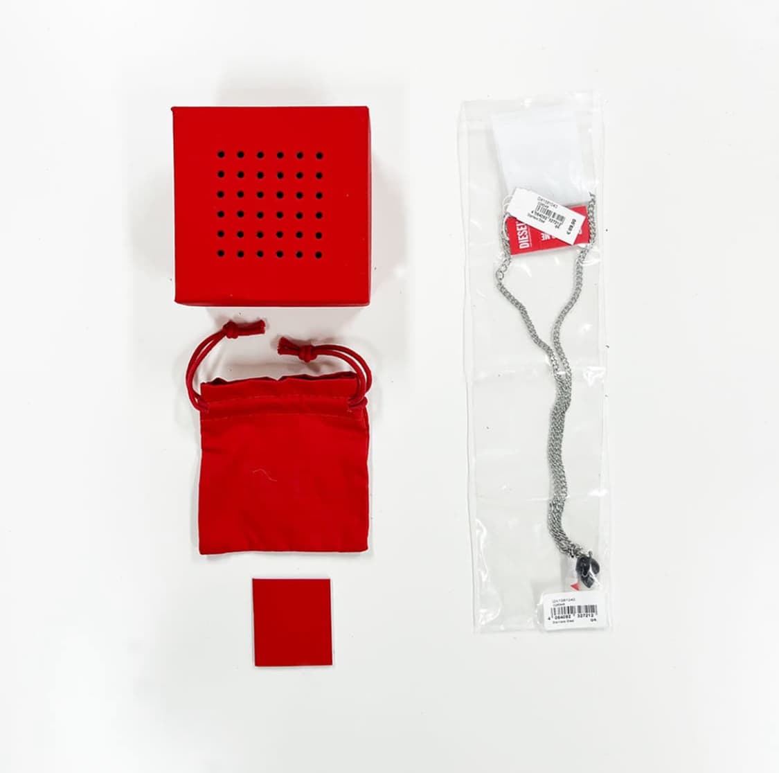 디젤 스컬 목걸이 실버 상품이미지2