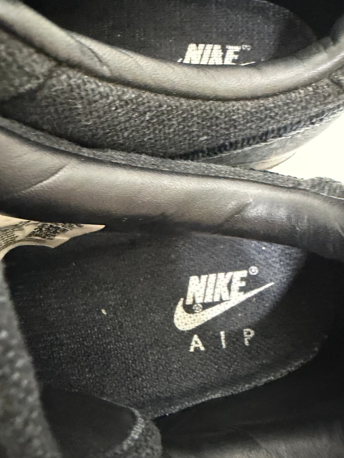 스투시 x 나이키 에어포스 로우 블랙 상품이미지6