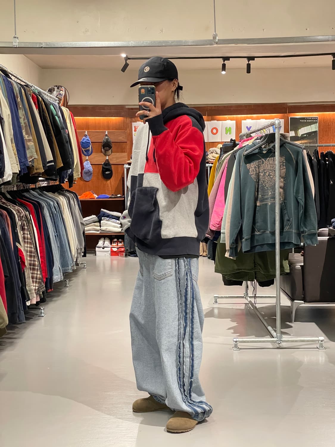 챔피온 리버스위브 후드 티셔츠   상품이미지3