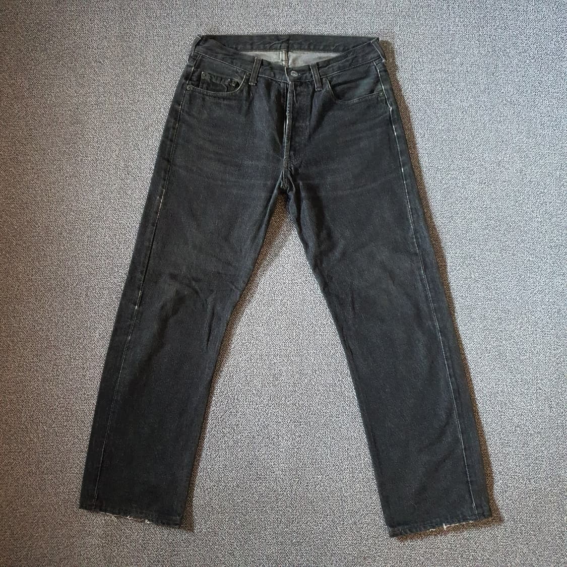 00s 유럽 리바이스501 블랙데님 팬츠 no.15 상품이미지1