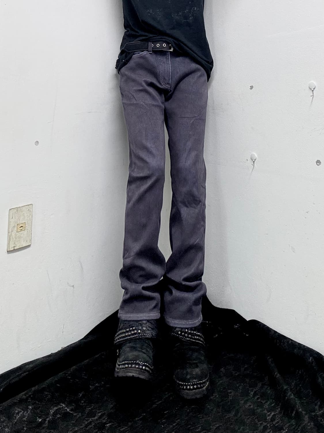 “EDWIN” 503 Purple Semi Boots cut PANTS 상품이미지2