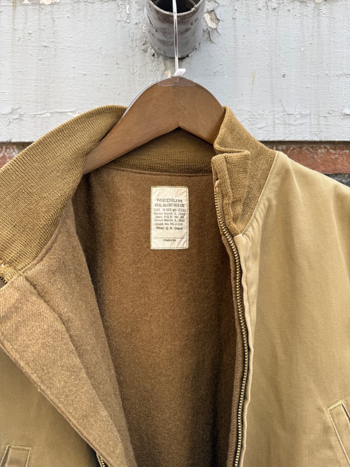리얼맥코이 40s WWII 2nd 탱커자켓 M 상품이미지5