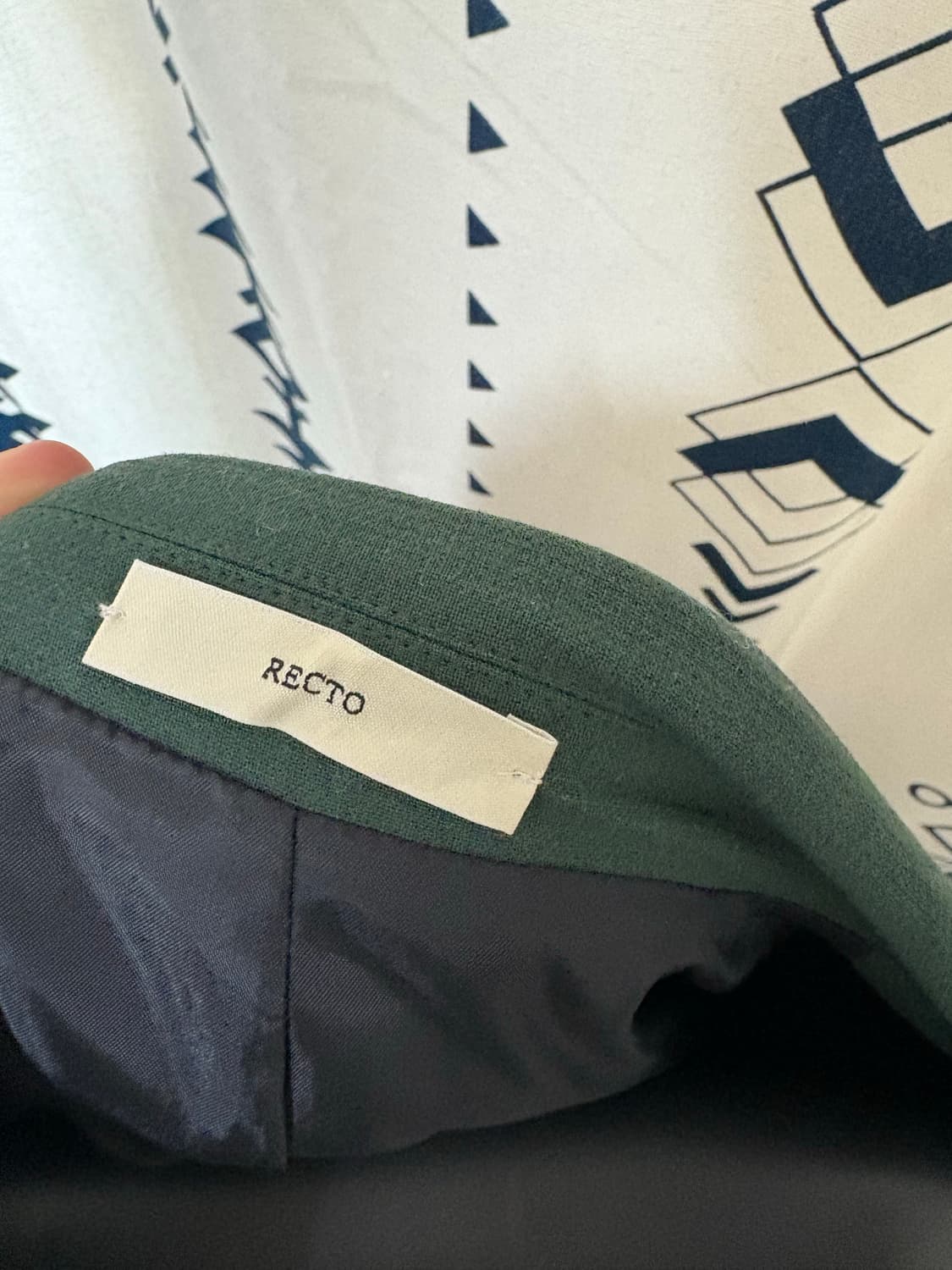 렉토 30s single jacket vintage green 상품이미지5