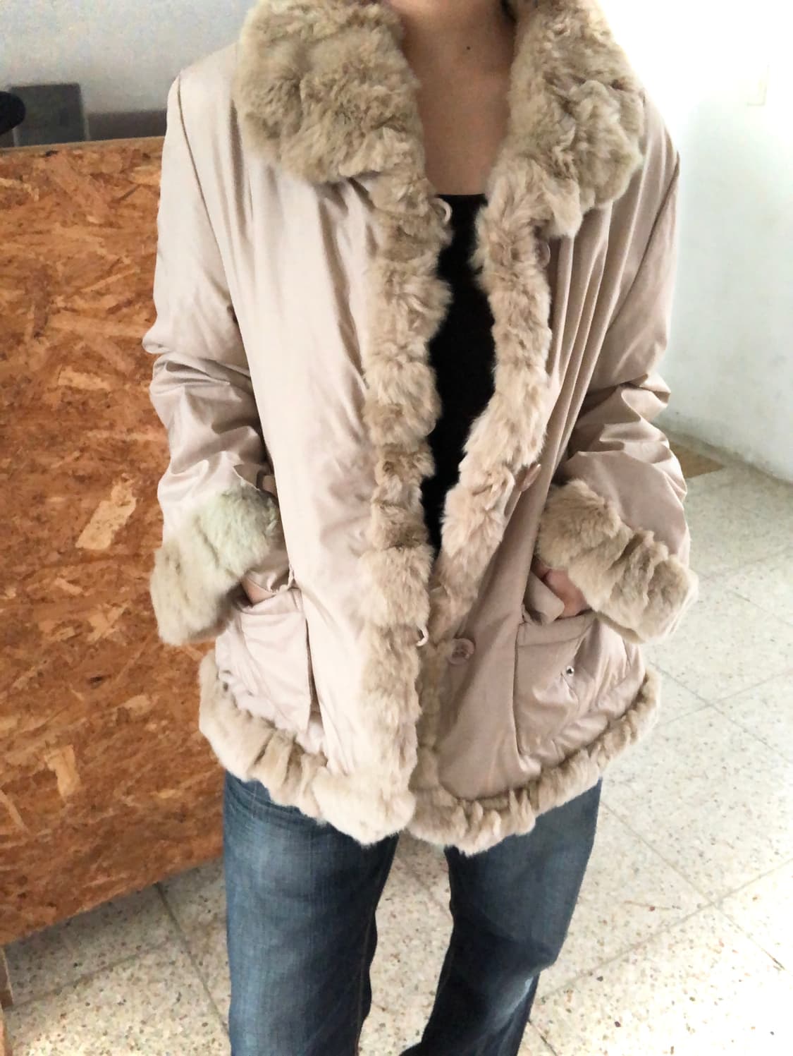 fur trimming jk 상품이미지4