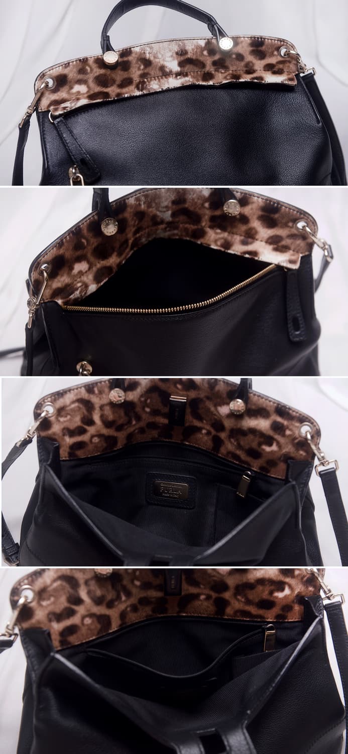 훌라 (FURLA) 파이퍼 럭스 송치 레더 원핸들 토트.숄더백 상품이미지4
