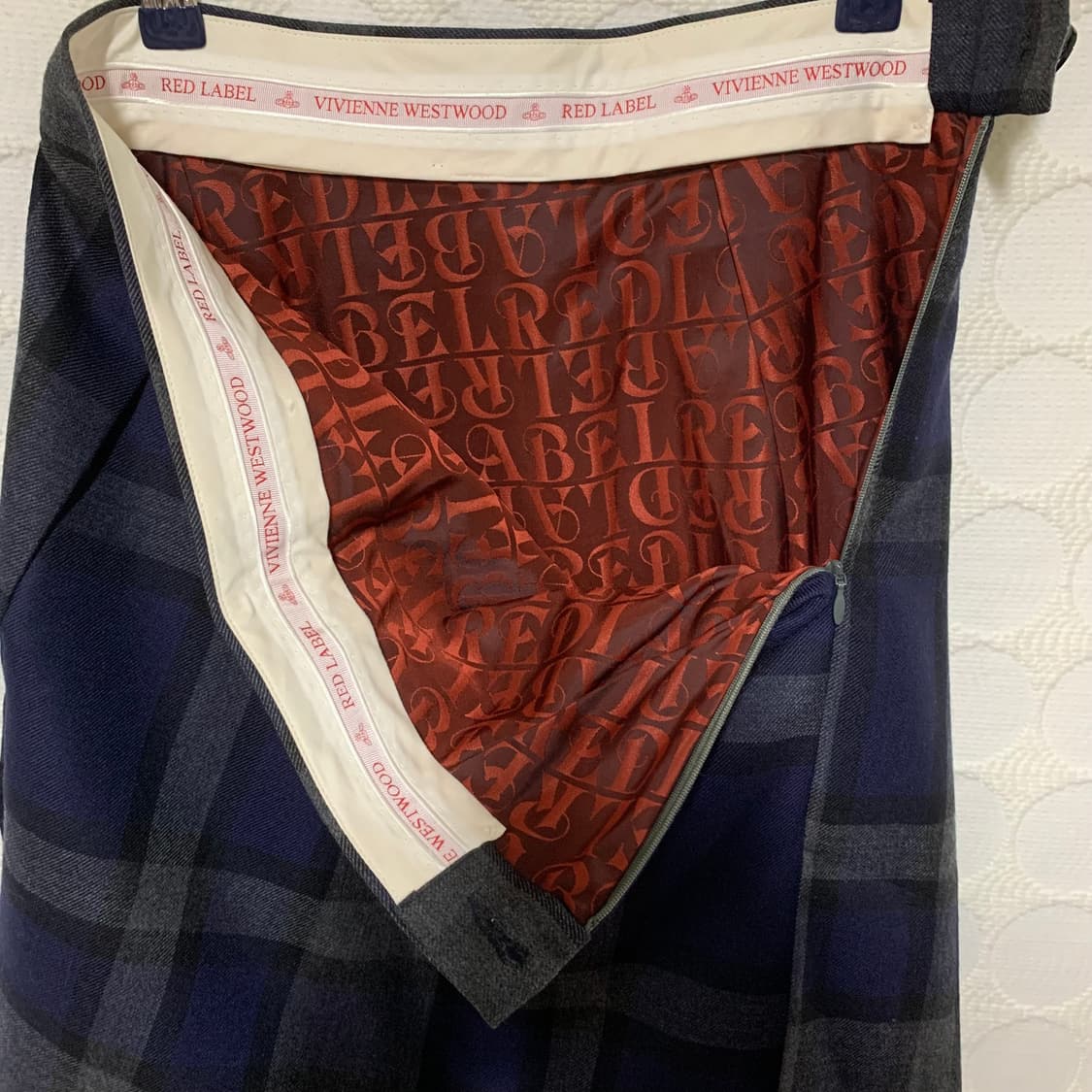 vivienne westwood체크 울 치마 상품이미지5