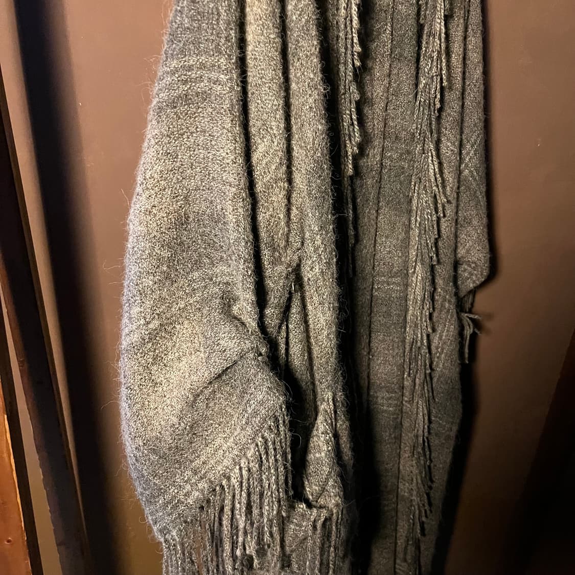 ISSEY MIYAKE Permanente 알파카 울 판초 코트 상품이미지7