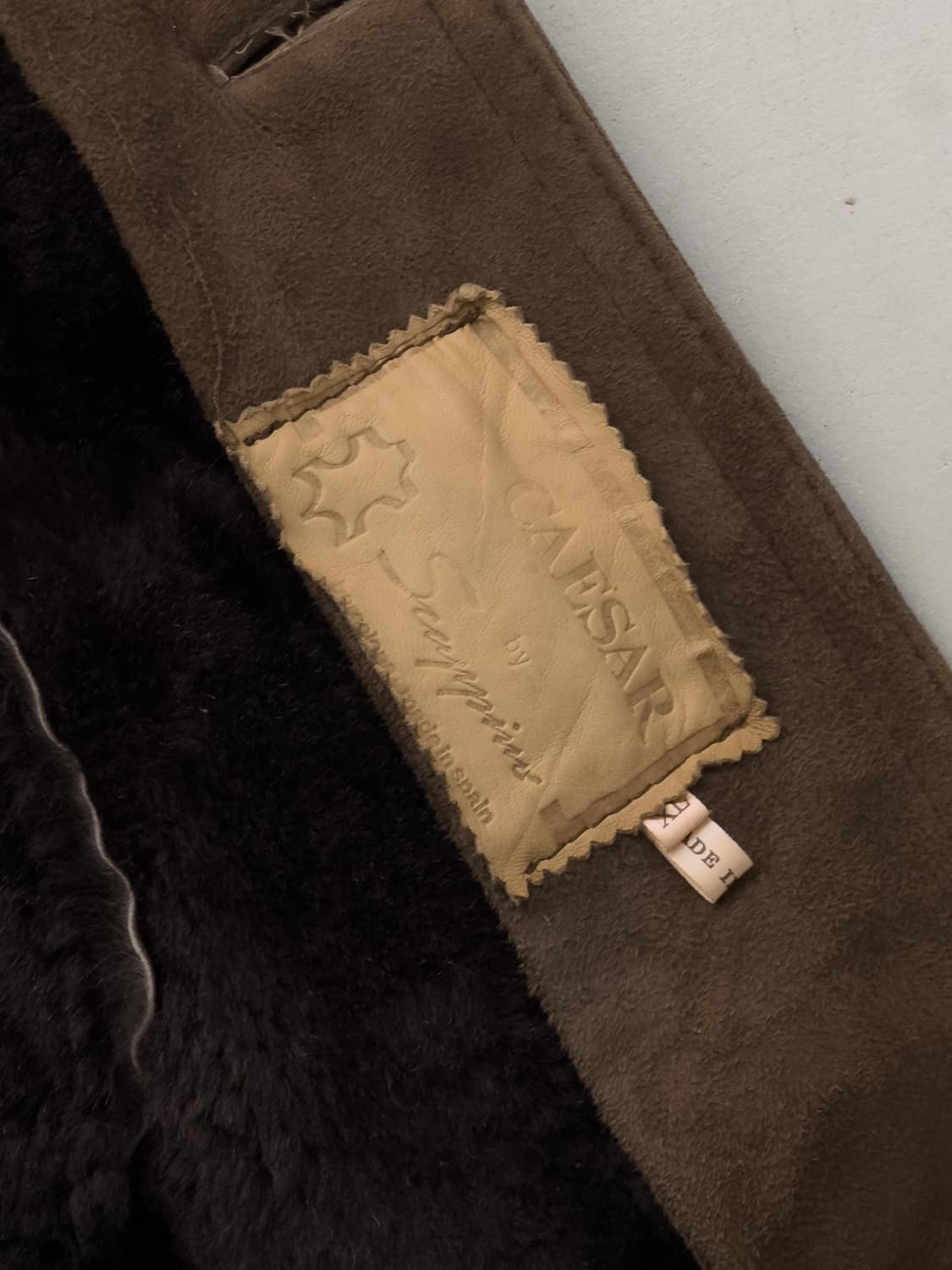 빈티지 스웨이드 무통 시어링 자켓 상품이미지7