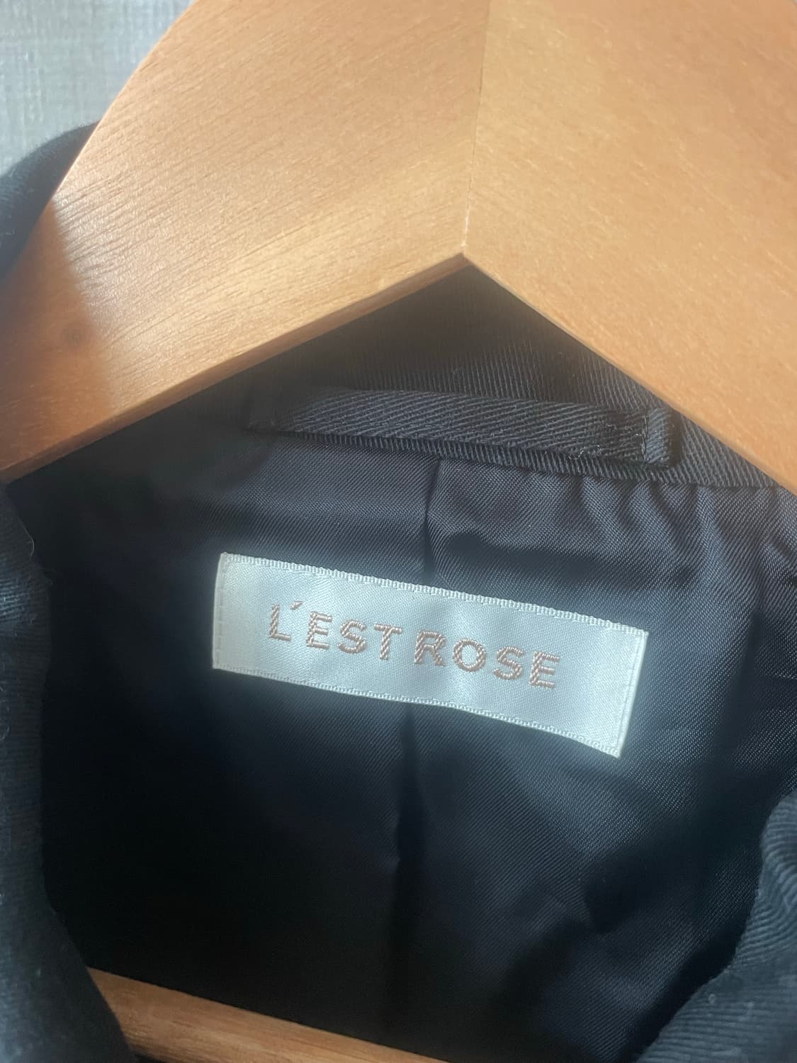 모리걸 빈티지 레스트로즈 코튼 블랙 자켓 🖤🌹 상품이미지2