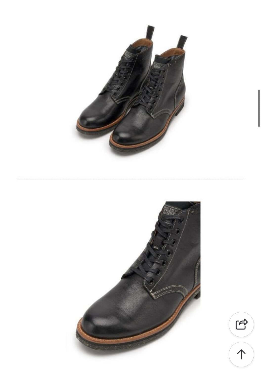 폴로 랄프로렌 텀블드 레더 부츠 (260mm) 상품이미지3