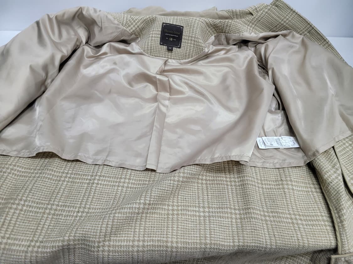 써스데이아일랜드 오버핏 셔츠형 울 후드 아우터 / 여 S (85-160) 상품이미지7