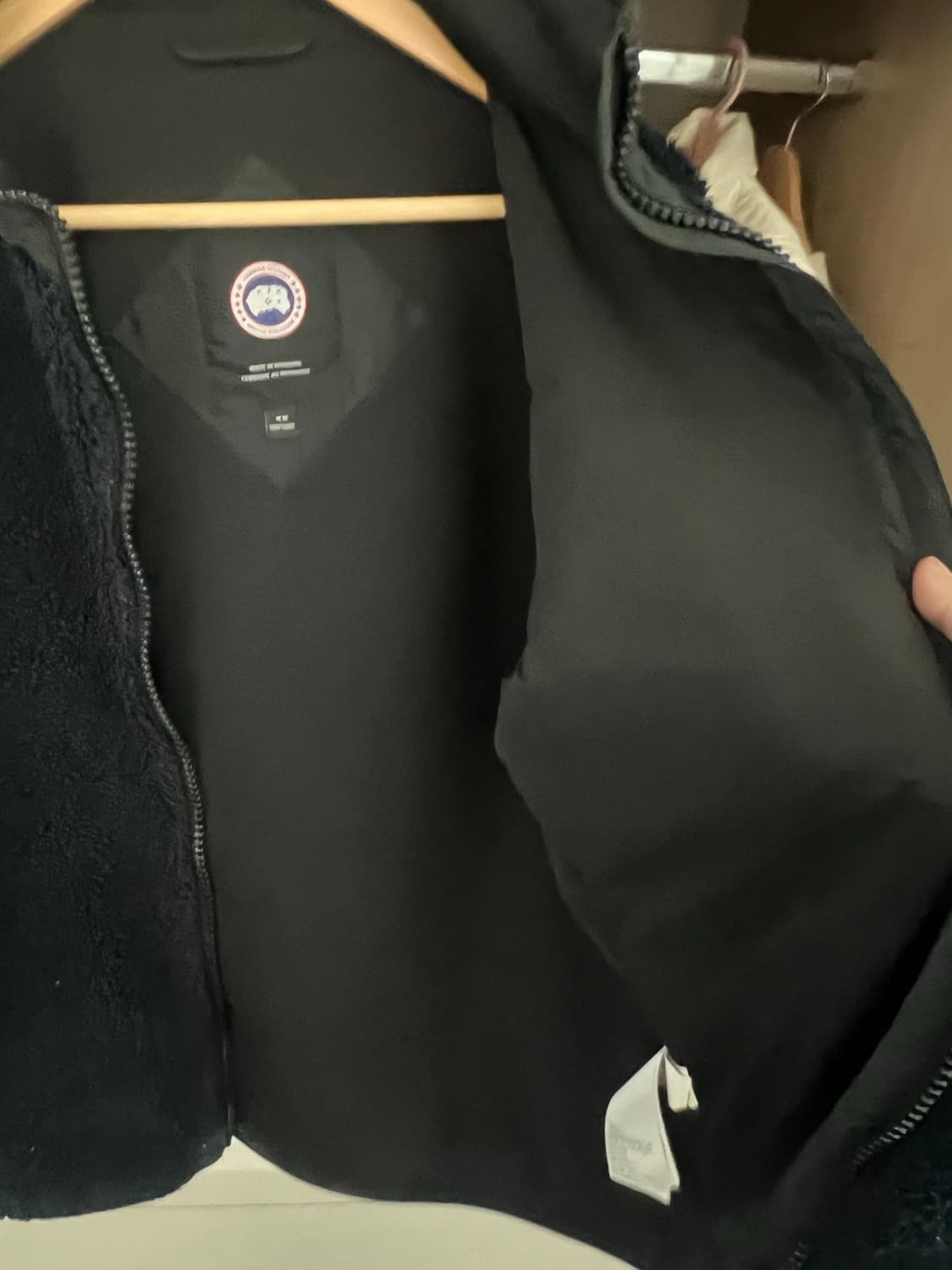 캐나다구스 켈로나 후리스 점퍼 자켓 네이비 M 상품이미지8