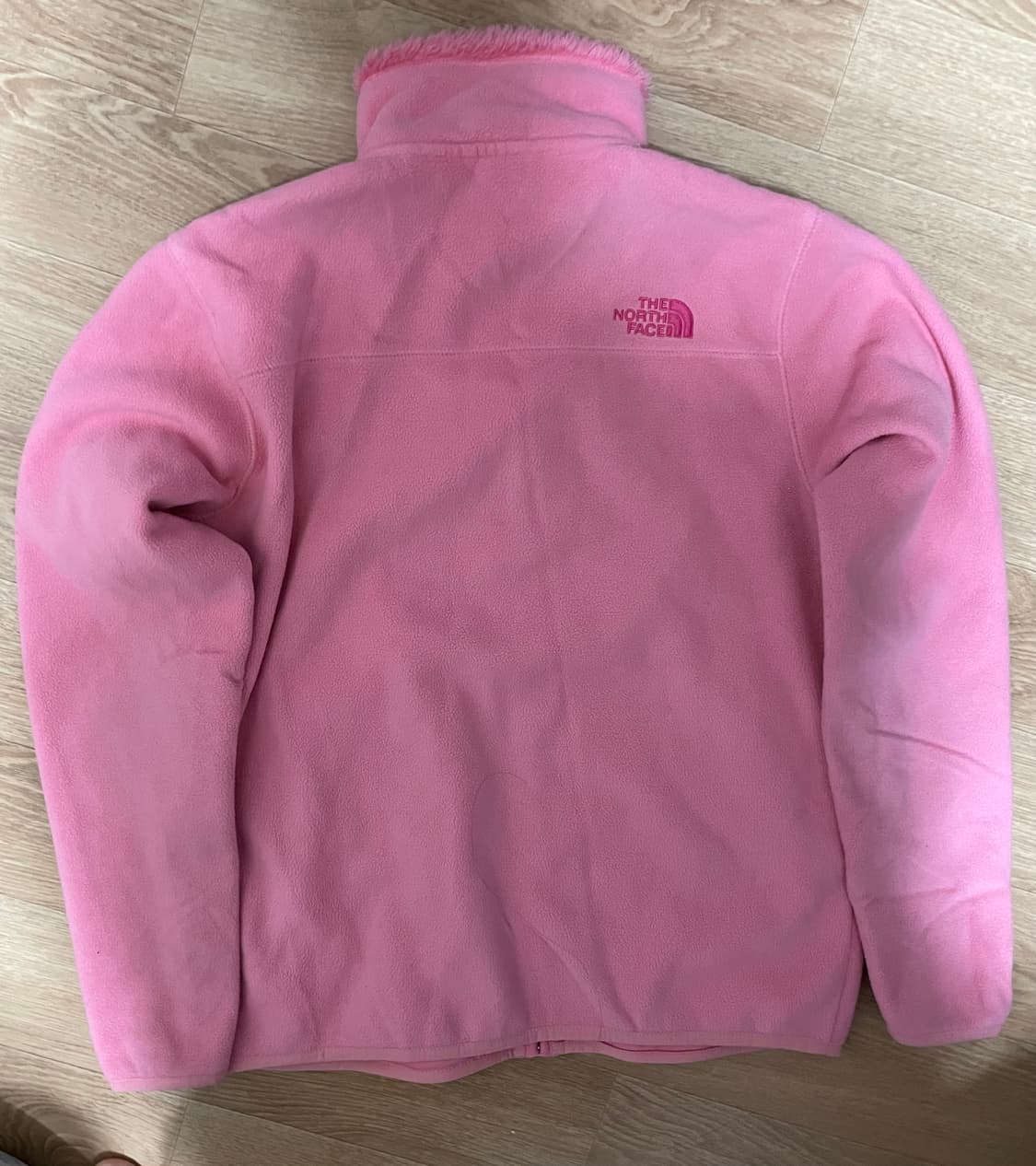 노스페이스 핑크 후리스 져지 상품이미지2