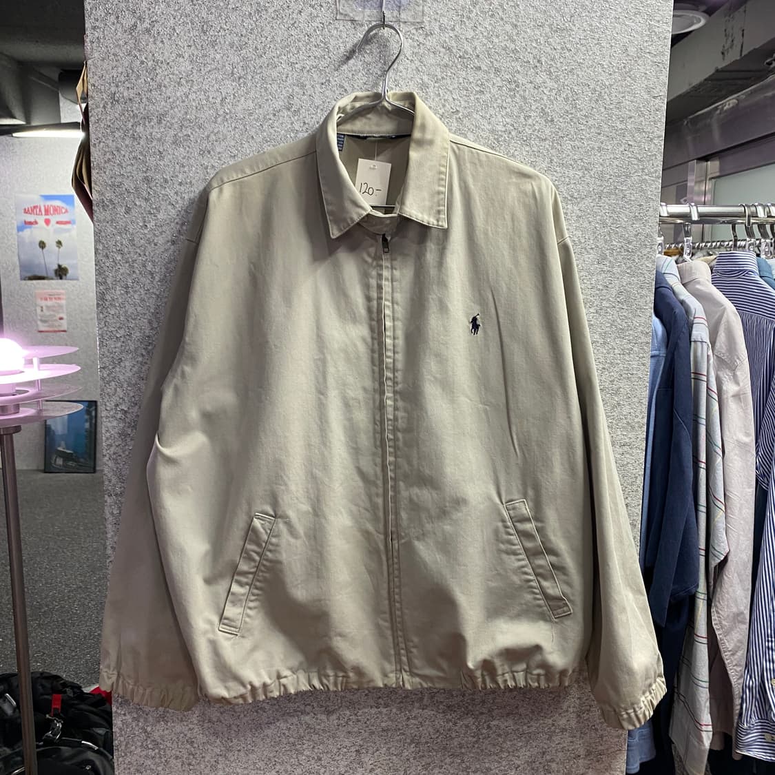 폴로랄프로렌 포니로고 베이지 스윙톱 자켓 B4122 상품이미지2