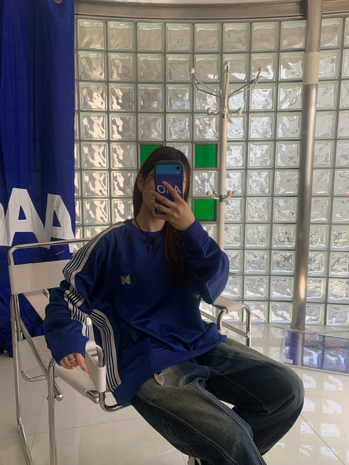 트랙 크루 넥 track crew neck 상품이미지2