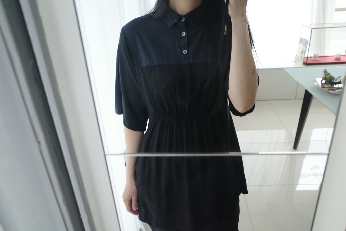 Belt flare top 상품이미지3