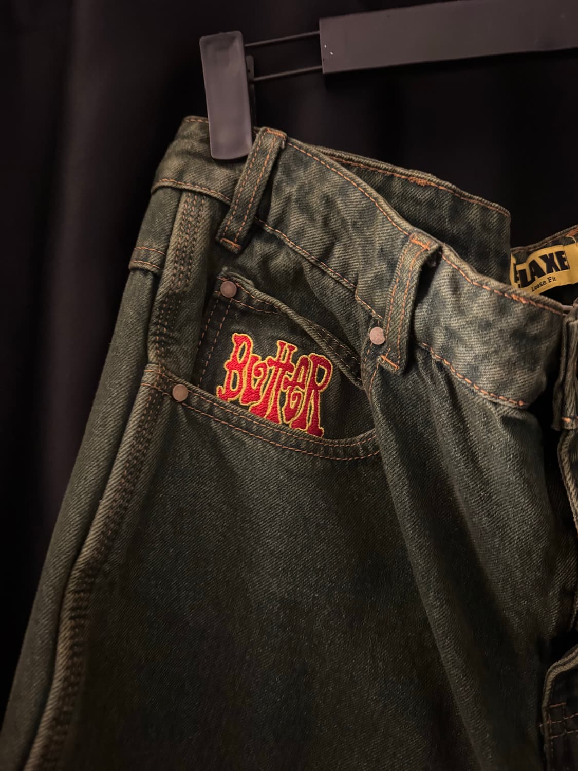 Butter goods 버터굿즈 데님 그린 상품이미지6